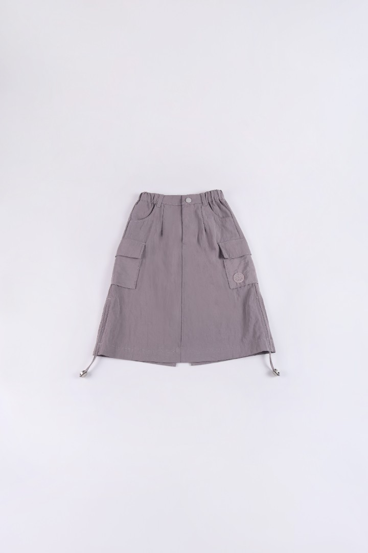 Over-knee Cargo Skirt