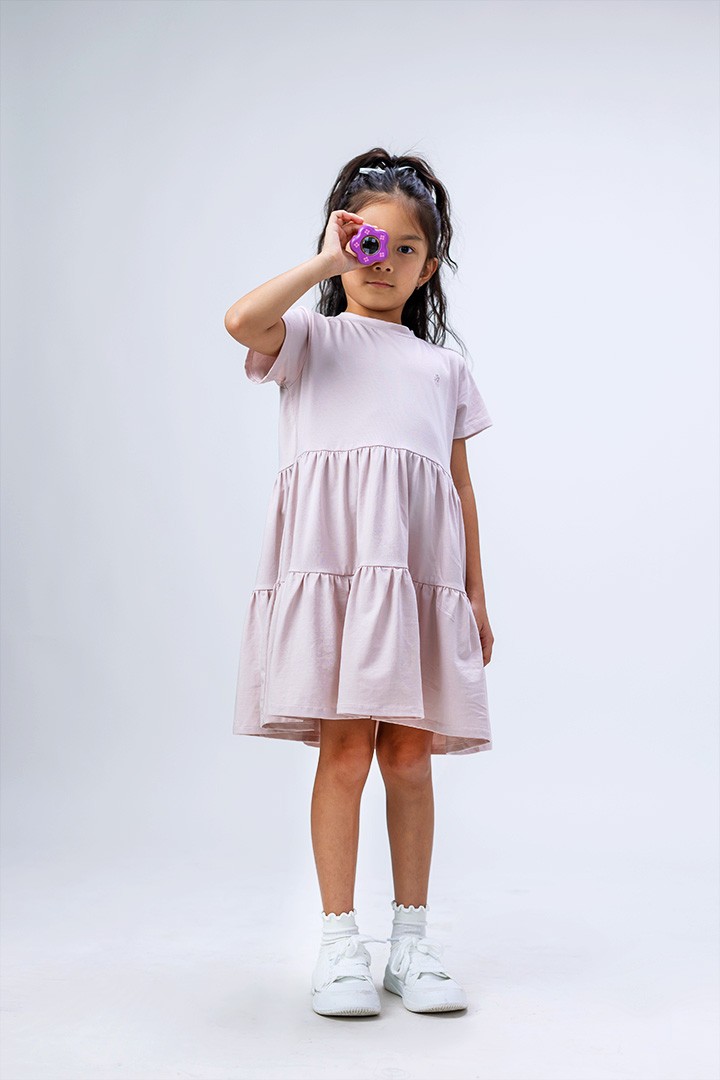 Layered Jersey Dress  Layered Jersey Dress